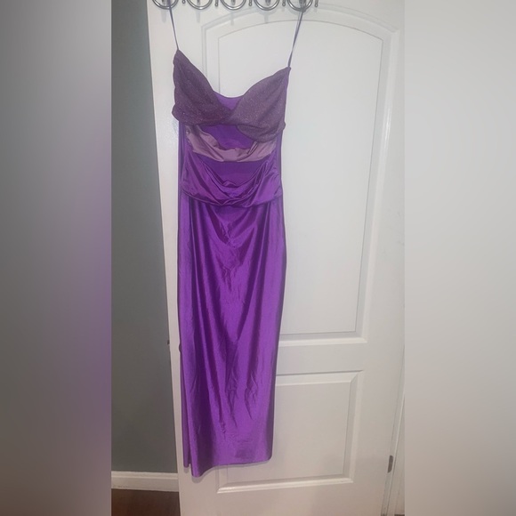 New! Baobab Ola Cut-Out Maxi Strapless Dress 💜💜 XL - Picture 11 of 16